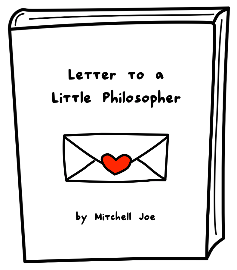 letter to a little philosopher cover with heart