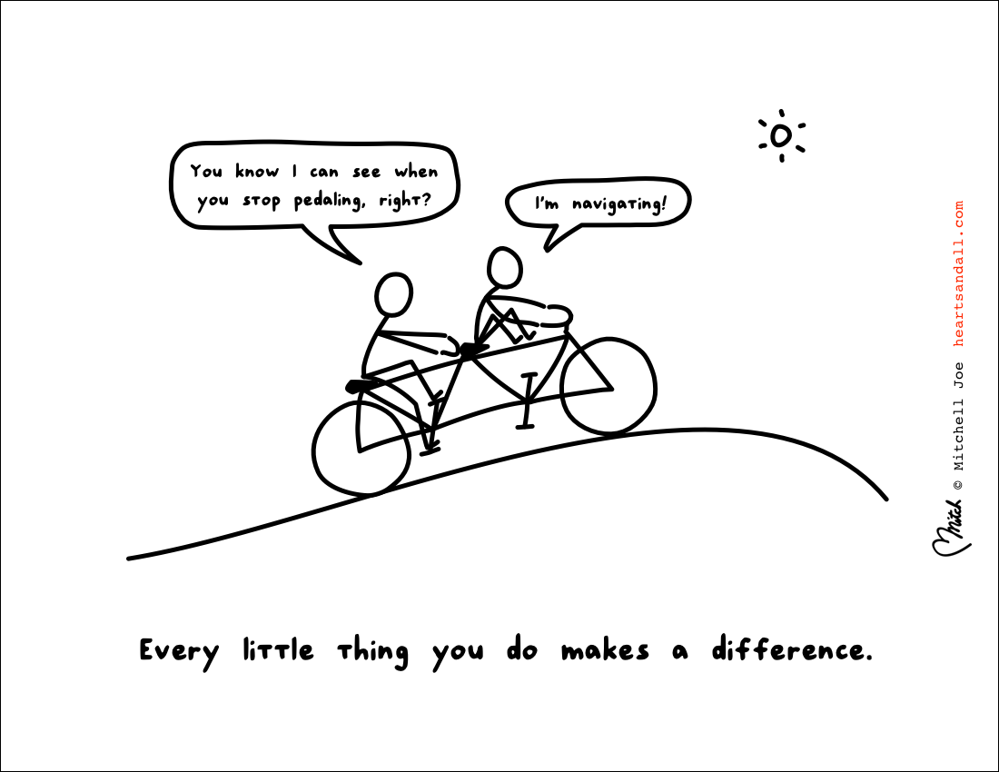 every little thing you do makes a difference